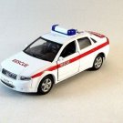 AUDI A4 RESCUE CAR ,WELLY 1/38 DIECAST CAR COLLECTOR'S MODEL AUDI COLLECTION