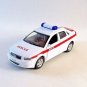AUDI A4 RESCUE CAR ,WELLY 1/38 DIECAST CAR COLLECTOR'S MODEL AUDI COLLECTION