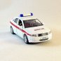 AUDI A4 RESCUE CAR ,WELLY 1/38 DIECAST CAR COLLECTOR'S MODEL AUDI COLLECTION
