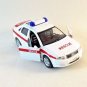 AUDI A4 RESCUE CAR ,WELLY 1/38 DIECAST CAR COLLECTOR'S MODEL AUDI COLLECTION