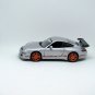 PORSCHE 911 (997)GT3 RS SILVER WELLY 1:38  DIECAST CAR COLLECTOR'S MODEL, NEW