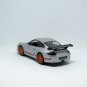 PORSCHE 911 (997)GT3 RS SILVER WELLY 1:38  DIECAST CAR COLLECTOR'S MODEL, NEW
