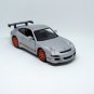 PORSCHE 911 (997)GT3 RS SILVER WELLY 1:38  DIECAST CAR COLLECTOR'S MODEL, NEW