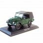 GAZ-69A CABRIOLET CLOSED 1953, GREEN EDICOLA 1/43 DIECAST CAR COLLECTOR'S MODEL