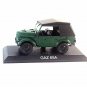 GAZ-69A CABRIOLET CLOSED 1953, GREEN EDICOLA 1/43 DIECAST CAR COLLECTOR'S MODEL