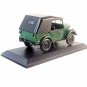 GAZ-69A CABRIOLET CLOSED 1953, GREEN EDICOLA 1/43 DIECAST CAR COLLECTOR'S MODEL