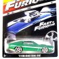 FORD GRAND TORINO SPORT,FAST AND FURIOUS GREEN HOTWHEELS 1:64 DIECAST CAR MODEL