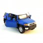 TOYOTA FJ CRUISER ,BLUE/WHITE WELLY 1/38 DIECAST CAR COLLECTOR'S MODEL, NEW