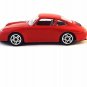 PORSCHE 911 CARRERA RED BURAGO DIECAST CAR MODEL 1/43 COLLECTIBLE , RARE