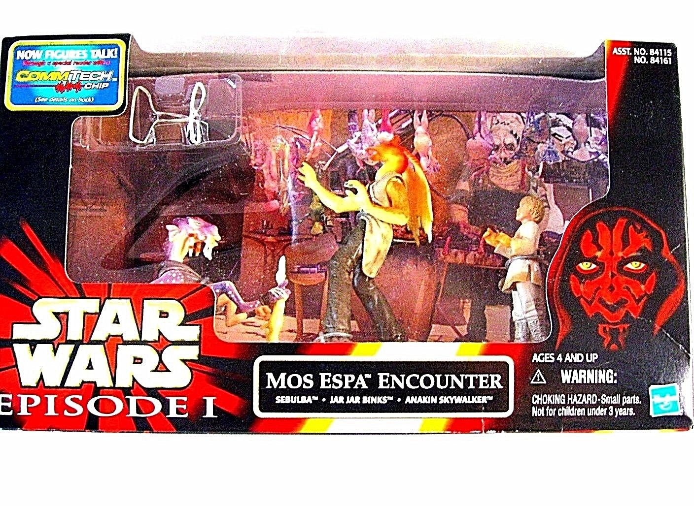 STAR WARS EPISODE 1 BOXED MOS ESPA ENCOUNTER MULTI-FIGURE PACK C-9 ,CINEMA SCENE