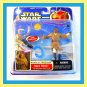 STAR WARS - ATTACK OF THE CLONES DELUXE MACE WINDU+BLAST-APART BATTLE DROID,NEW