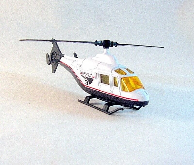 Rescue Helicopter White Welly Diecast Helicopter Modelcollectors Item