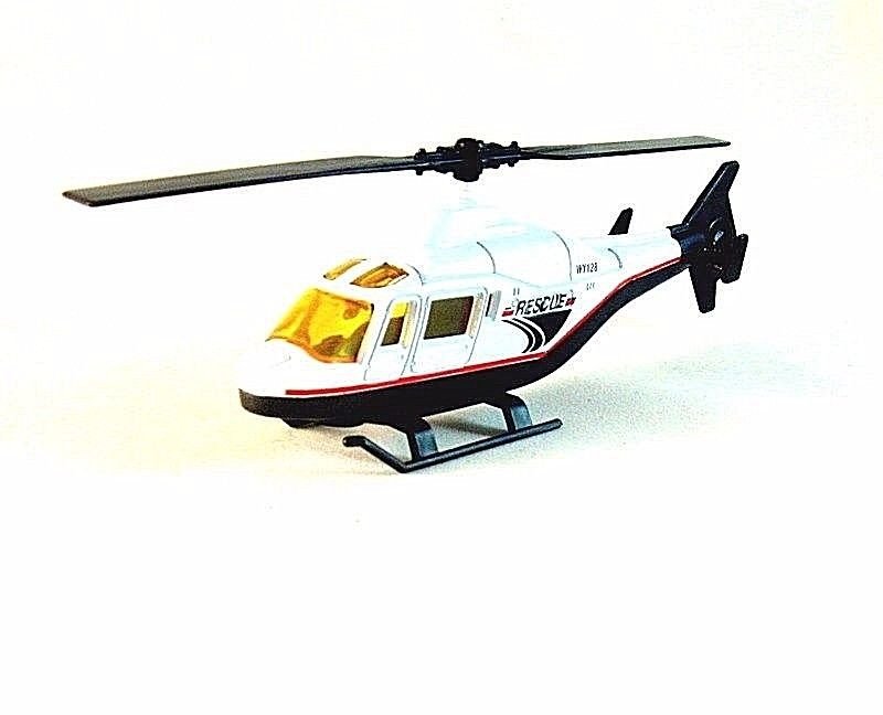 RESCUE HELICOPTER WHITE WELLY DIECAST HELICOPTER MODEL,COLLECTOR'S ITEM ...