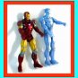 IRON MAN - SET *2 IRON MAN ACTION FIGURES ,COLLECTOR'S FIGURES ,HIGH QUALITY