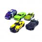 SET*5 DIECAST CAR MODELS YELLOW/GREEN/BLACK/PURPLE, HOTWHEELS