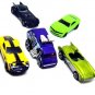 SET*5 DIECAST CAR MODELS YELLOW/GREEN/BLACK/PURPLE, HOTWHEELS