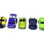 SET*5 DIECAST CAR MODELS YELLOW/GREEN/BLACK/PURPLE, HOTWHEELS