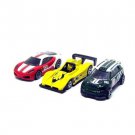 SET*3 DIECAST CAR MODELS RED/WHITE,GREEN,YELLOW HOTWHEELS