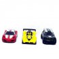 SET*3 DIECAST CAR MODELS RED/WHITE,GREEN,YELLOW HOTWHEELS