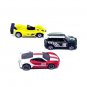 SET*3 DIECAST CAR MODELS RED/WHITE,GREEN,YELLOW HOTWHEELS