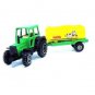 FARM TRACTOR WITH MILK TANKER WAGON, GREEN WELLY TRACTOR COLLECTOR'S MODEL, NEW