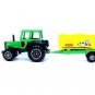 FARM TRACTOR WITH MILK TANKER WAGON, GREEN WELLY TRACTOR COLLECTOR'S MODEL, NEW