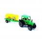 FARM TRACTOR WITH MILK TANKER WAGON, GREEN WELLY TRACTOR COLLECTOR'S MODEL, NEW