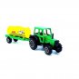 FARM TRACTOR WITH MILK TANKER WAGON, GREEN WELLY TRACTOR COLLECTOR'S MODEL, NEW