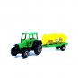 FARM TRACTOR WITH MILK TANKER WAGON, GREEN WELLY TRACTOR COLLECTOR'S MODEL, NEW