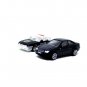 SET*2 CAR MODELS, MERCEDES CLK COUPE+N.Y.P.D POLICE CAR,REALTOY 1:59/1:64