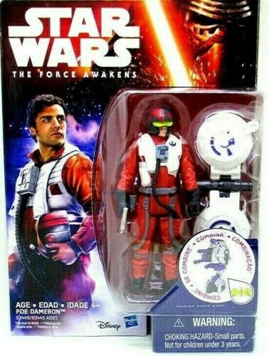STAR WARS, POE DAMERON, THE FORCE AWAKENS + ACCESSORIES, HASBRO, NEW