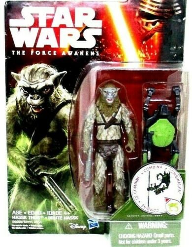 STAR WARS, HASSK THUG, THE FORCE AWAKENS + ACCESSORIES, HASBRO, NEW