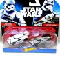 STAR WARS,SET *2 CARS,FIRST ORDER STORMTROOPER VS CAPTAIN PHASMA, HOTWHEELS 1:64