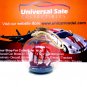 LITTLE SAILING BOAT IN A GLASS BALL, WOODEN NAUTICAL MODEL
