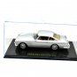 FERRARI 250 GTE 2+2 + SHOWCASE, SILVER ALTAYA 1:43 DIECAST CAR COLLECTOR'S MODEL