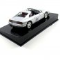 FERRARI 348 TS + SHOWCASE, SILVER ALTAYA 1:43 DIECAST CAR COLLECTOR'S MODEL