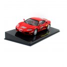 FERRARI 360 GT + SHOWCASE, RED ALTAYA 1:43 DIECAST CAR COLLECTOR'S MODEL