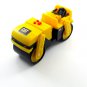 CATERPILLAR CONSTRUCTION TRUCK, YELLOW RIPPER BULLDOZER, MOVING PARTS