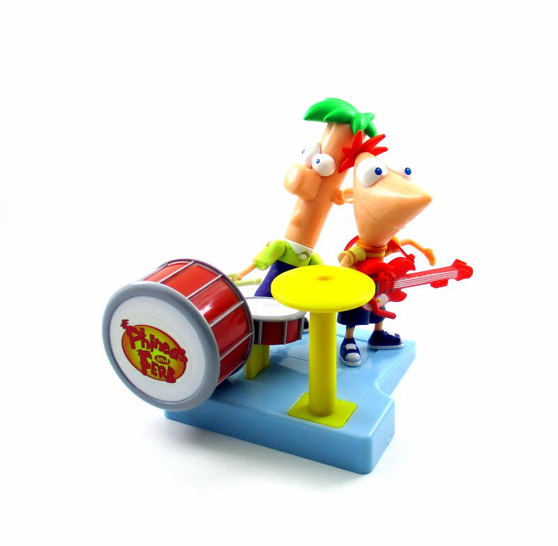 PHINEAS AND FERB BAND + DRUM SET AND GUITAR, DISNEY