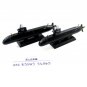 SET*2 U-BOOT MODELS SSN-501 SORYU+SS-502 UNRYU JAPAN NAVY,DEAGOSTINI SCALE 1:900