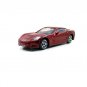 CORVETTE STINGRAY YEAR 2014 RED BURAGO 1:43 DIECAST CAR COLLECTOR'S MODEL