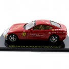 FERRARI 612 SCAGLIETTI " CHINA TOUR" + SHOWCASE, RED/SILVER ALTAYA SCALE 1:43