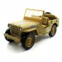 JEEP 1941 WILYS MB IDF ARMOR SQUAD, WELLY 1:38 DIECAST CAR COLLECTOR'S MODEL