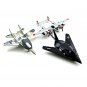 Set *3 Aircraft Models, Mig-29 Fulcrum/F-117 Stealth Fighter/P-38 Lightning