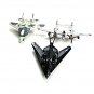 Set *3 Aircraft Models, Mig-29 Fulcrum/F-117 Stealth Fighter/P-38 Lightning