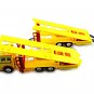 Car Carrier Trailer (Transportation) Yellow Diecast Truck Model