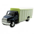 International 4200 Delivery Box Truck, Dark Blue/White Newray 1:43