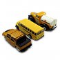 Set*3 Car Models, School Bus/1946 Chevrolet Truck/Hummer H2 Concept Scale 1:60/1:64