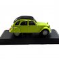 CITROEN 2CV YEAR 1957 YELLOW DEAGOSTINI SCALE 1:43 CAR MODEL