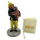 LONDON FIREFIGHTER+DOG, UK YEAR 1987 DELPRADO COLLECTION SCALE 1:32